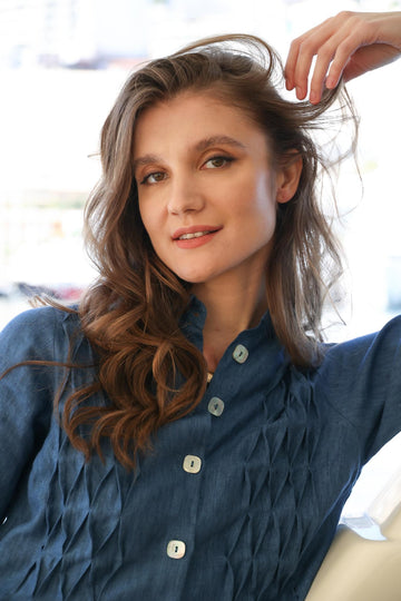 THE BLUE MARINE ROSE DRESS